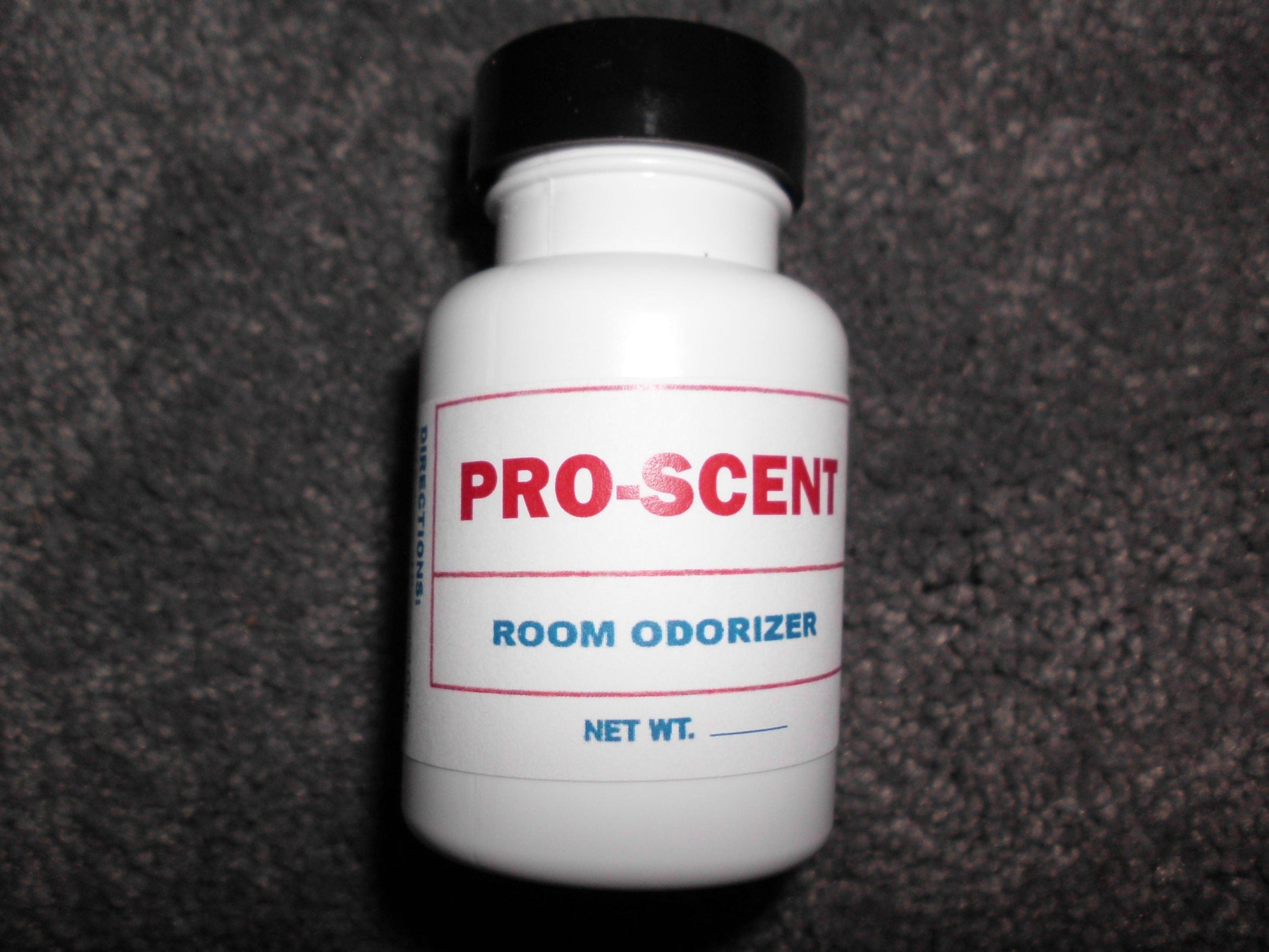 Proscent and procaine room odorizer. Quinine HCL powder